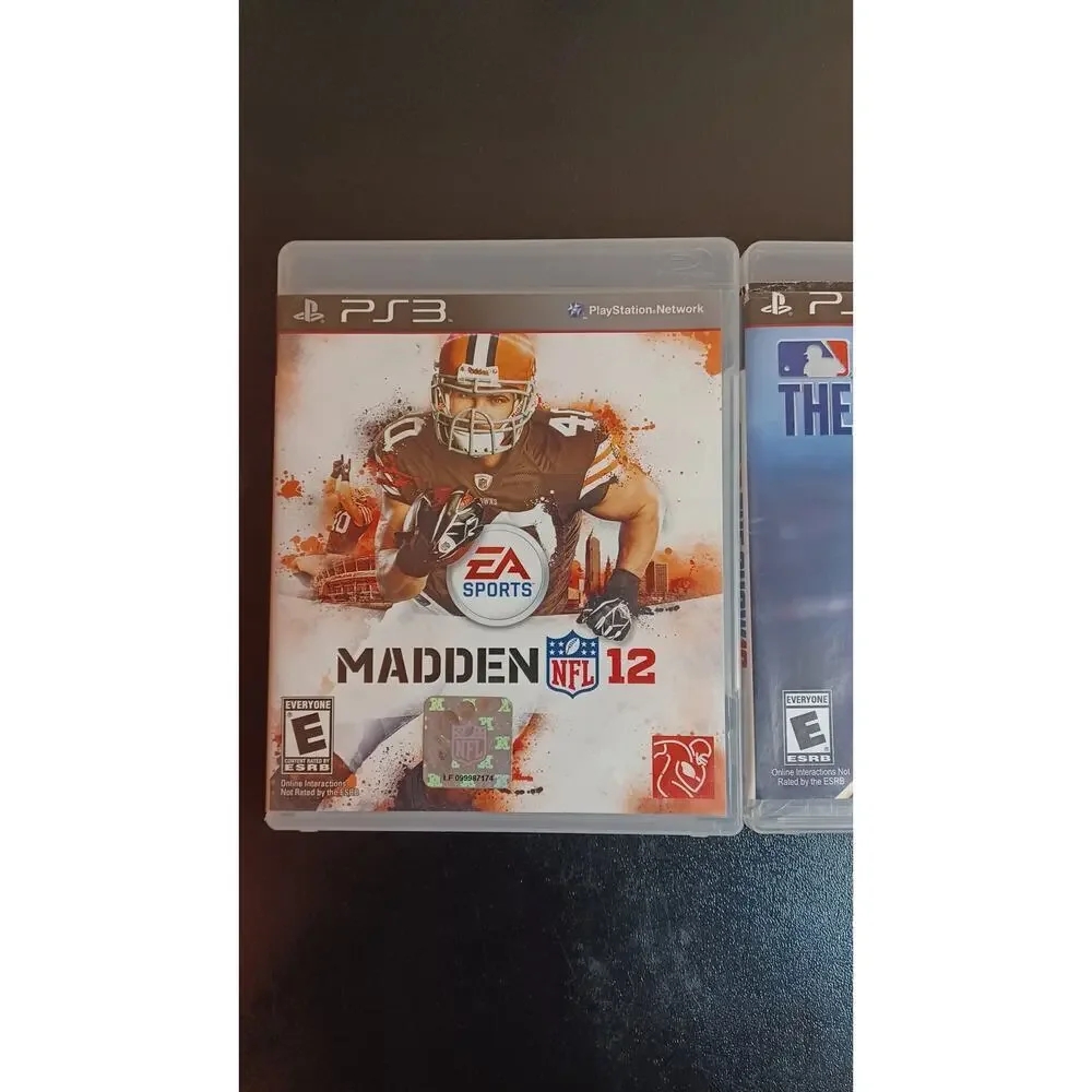 PS3 Games Madden 12' & MLB The Show 16'